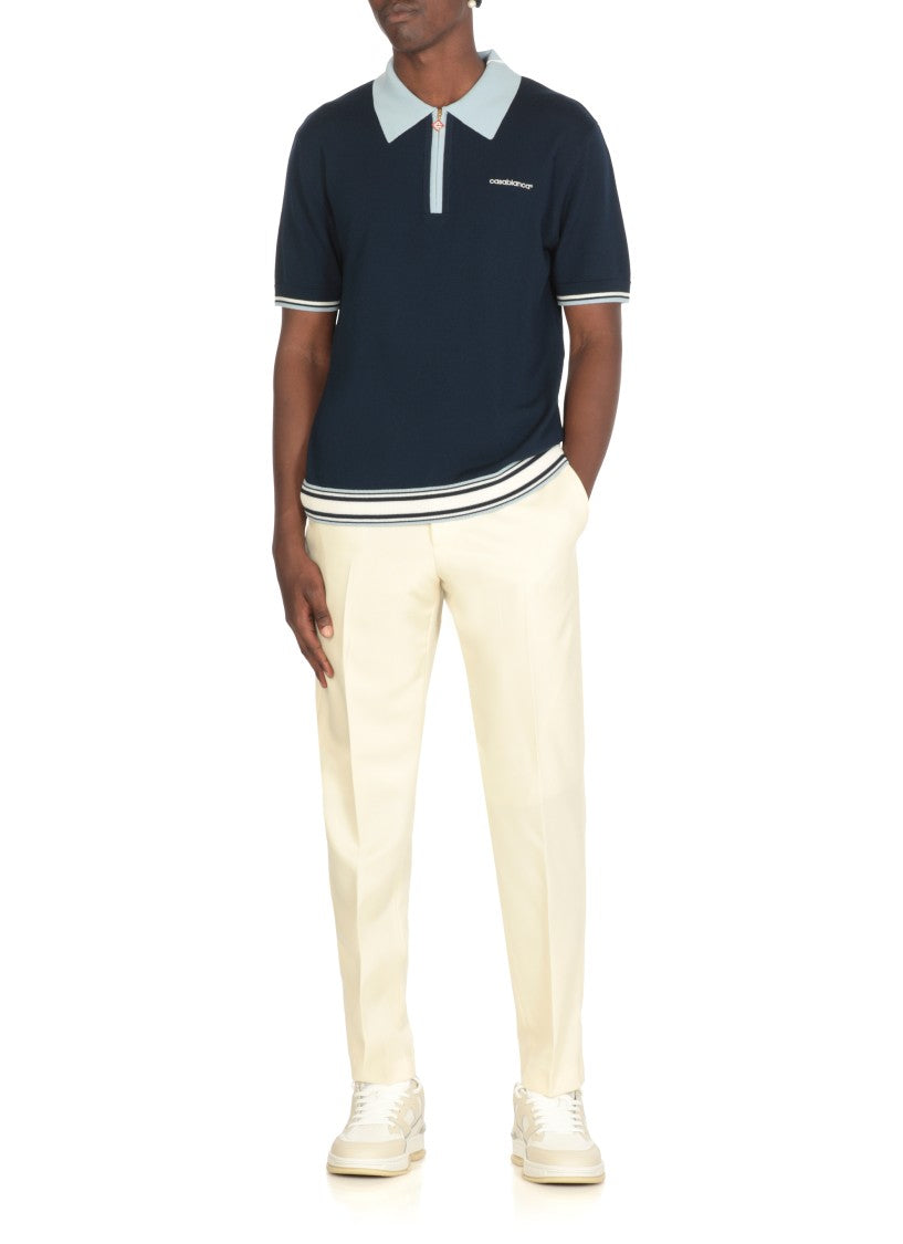 Casablanca Merino Tennis Polo
