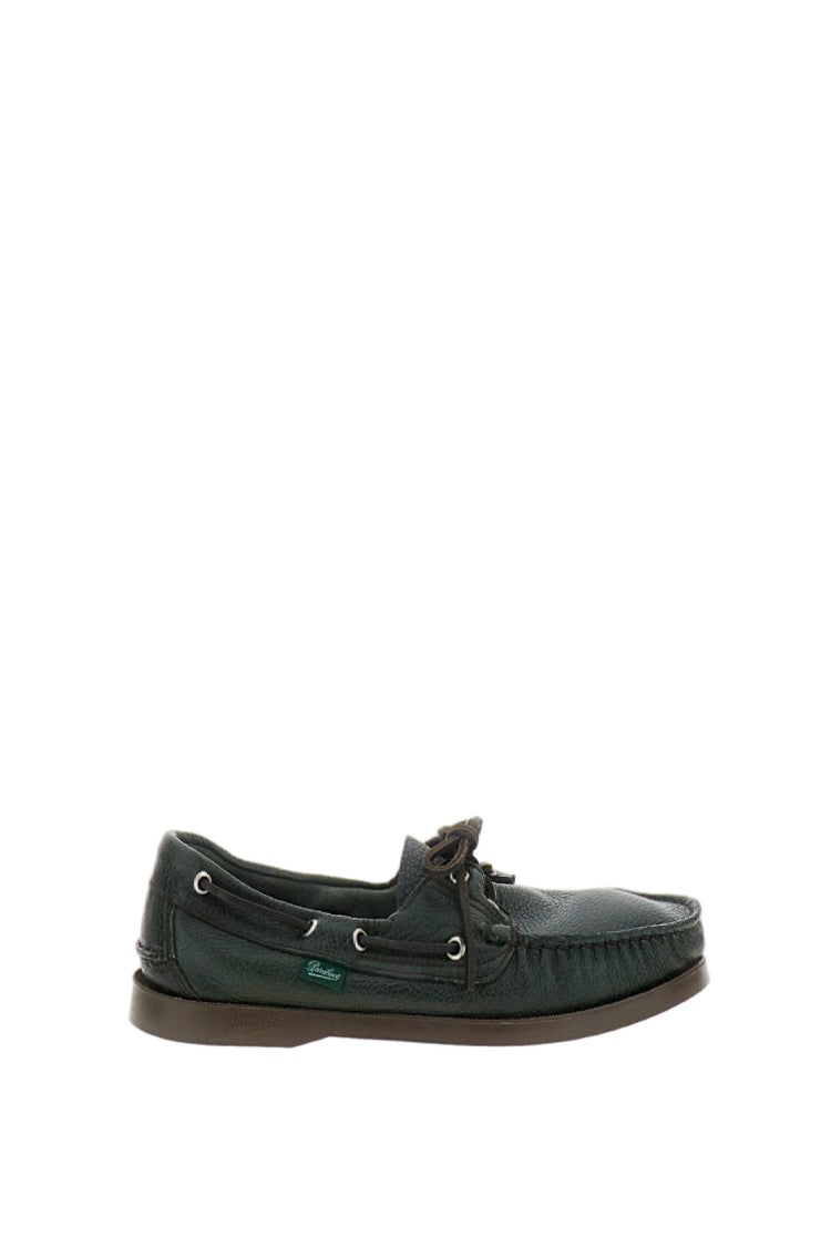 Paraboot Green Barth Suede Loafers