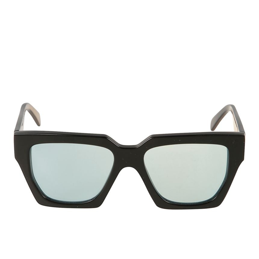 Kador Charlize Oversized Square-Frame Sunglasses With Reflective Blue Tint