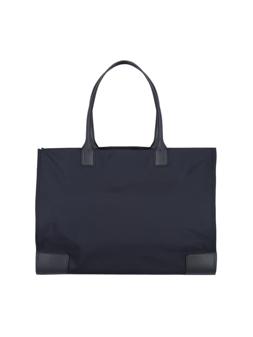 Tory Burch "Ella" Large Tote Bag – Navy