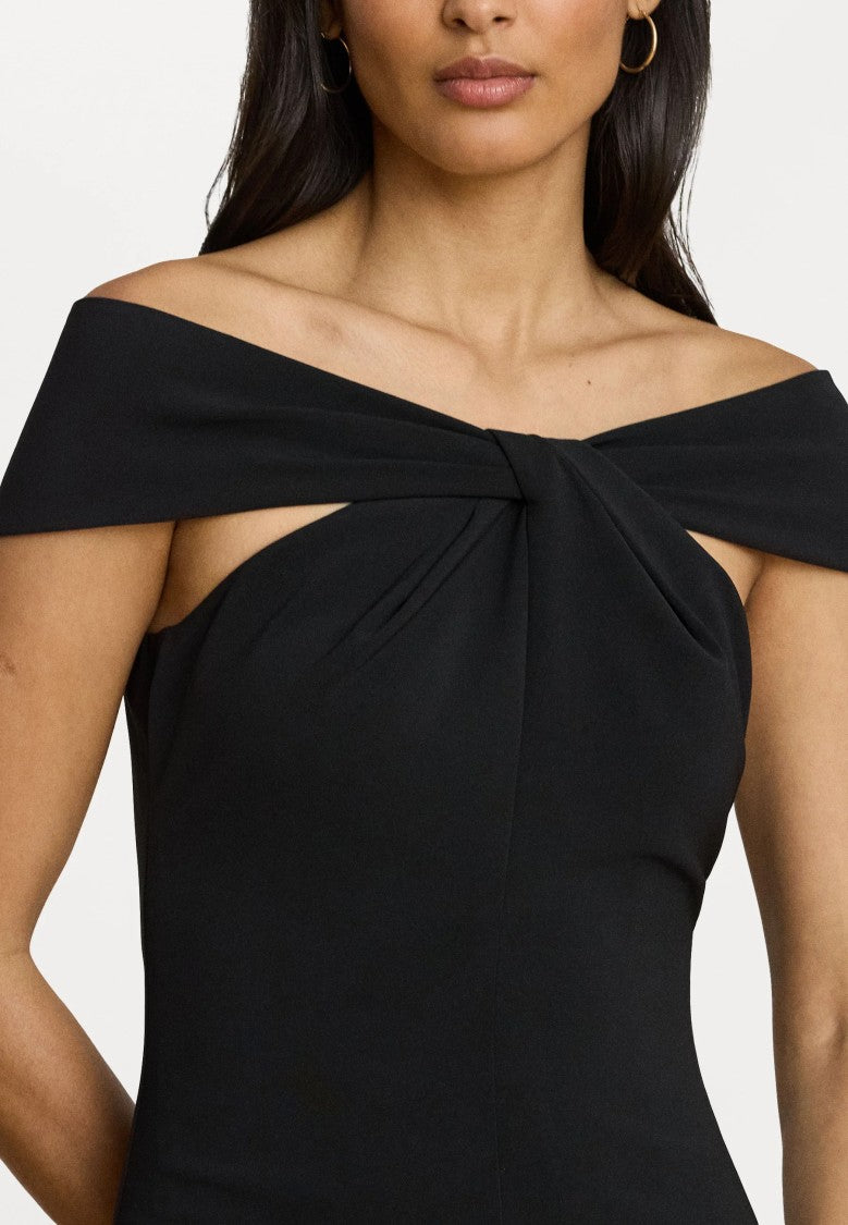 Lauren Ralph Lauren Black Takota Short Recycled Cocktail Dress