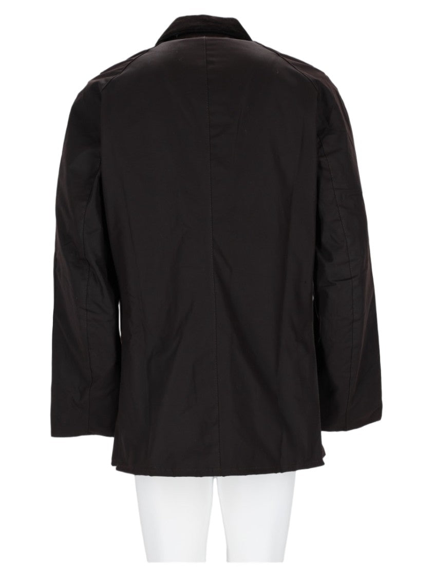 Barbour Waxed Cotton Corduroy Collar Jacket