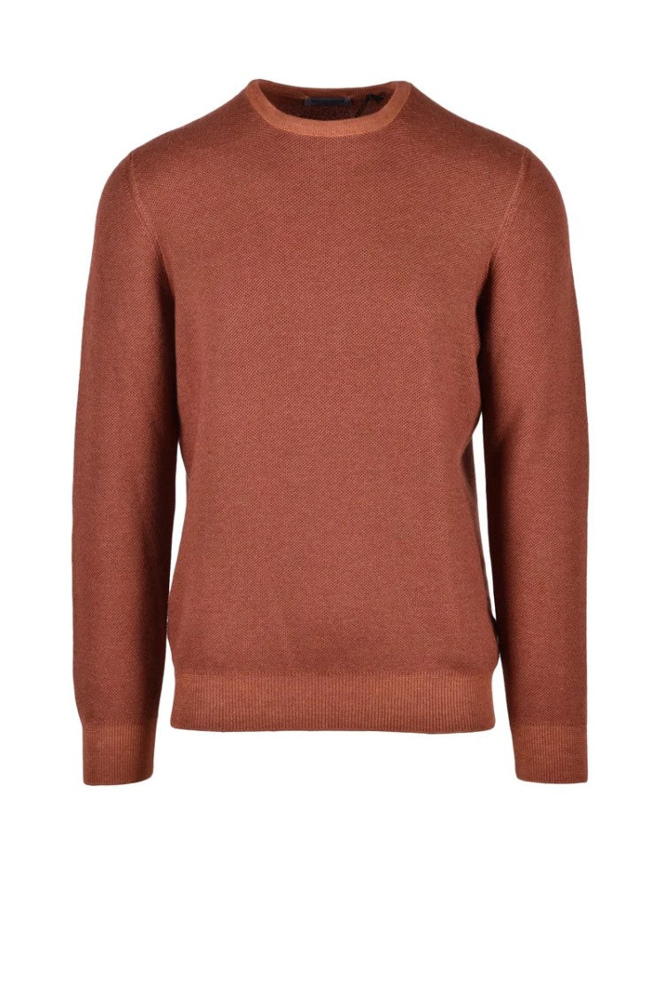 Vengera Brown Virgin Wool Sweater