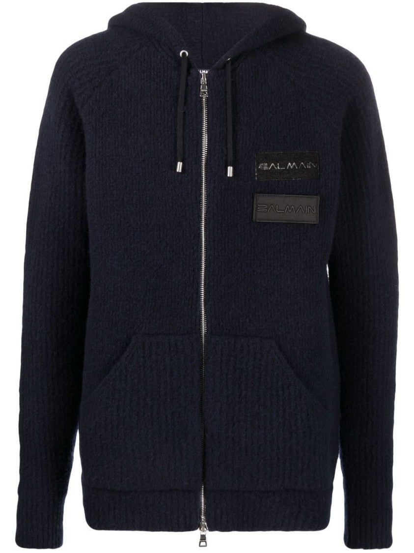 Balmain Zipped Cashmere Pullover