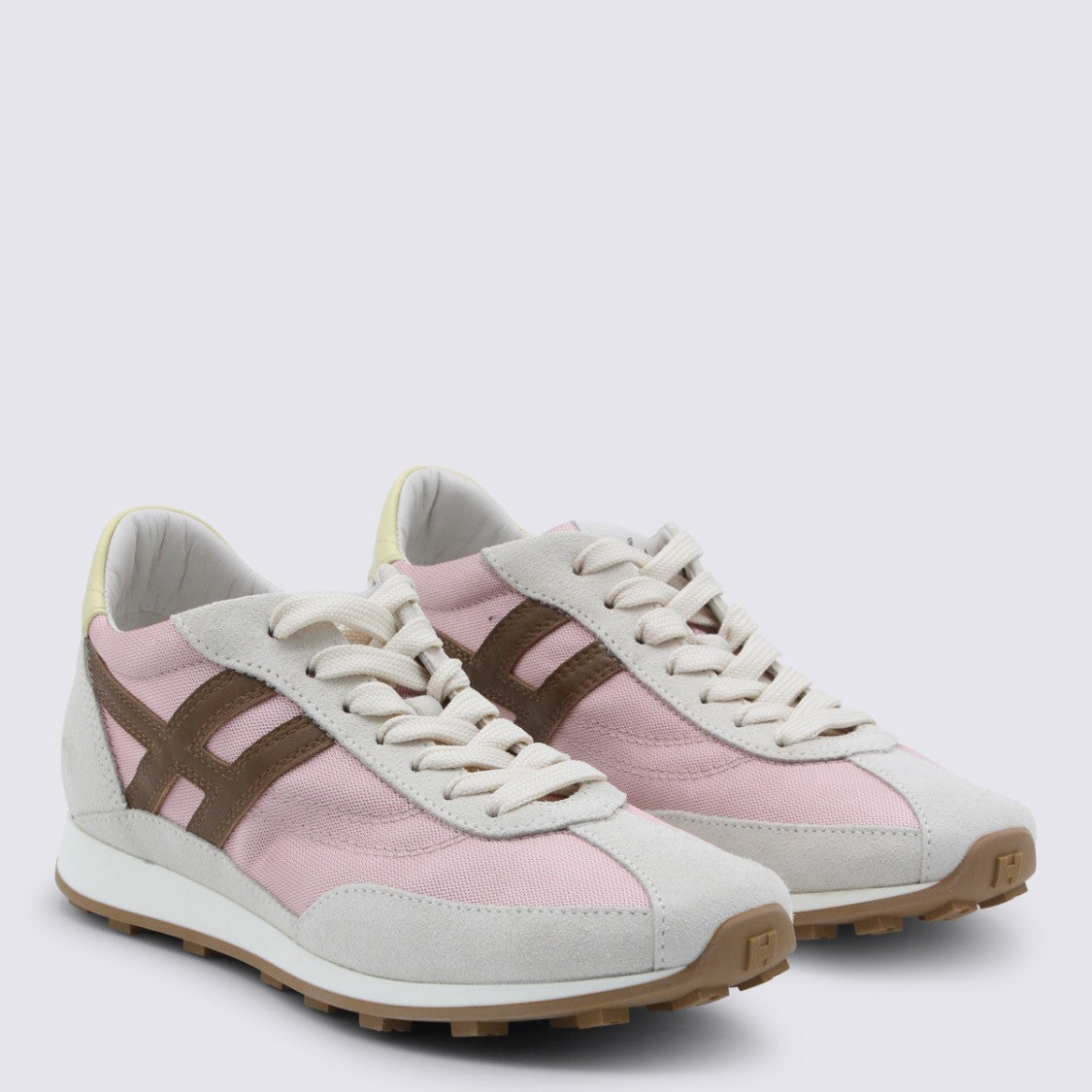 Hogan White Perforated Sneakers