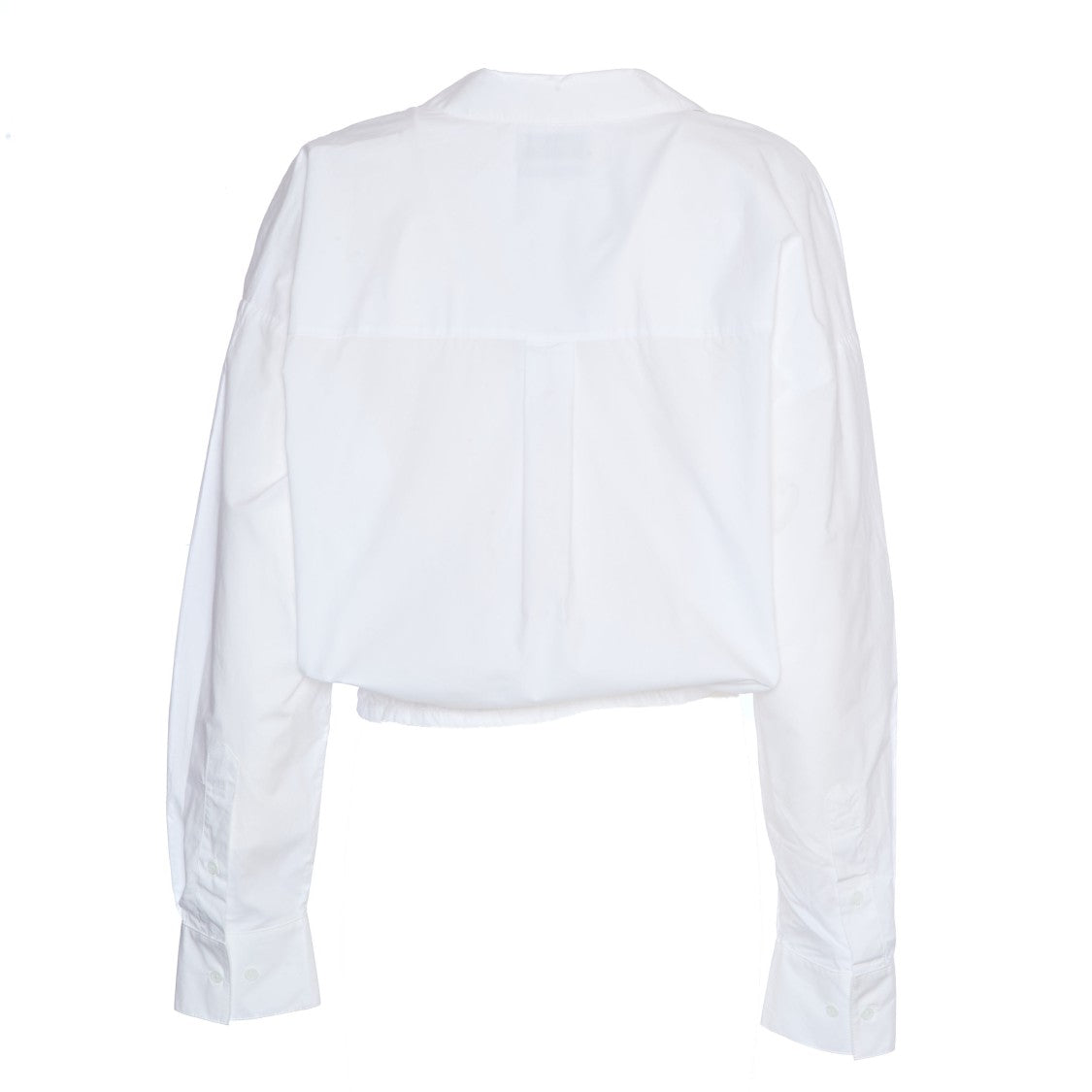 Essentiel Antwerp Wrap-Effect Cotton Blouse With Deep V-Neck