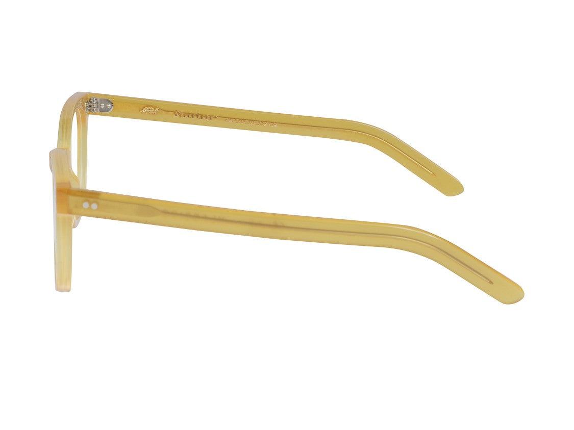 Kador Yellow Klassiko Translucent Square Eyeglasses
