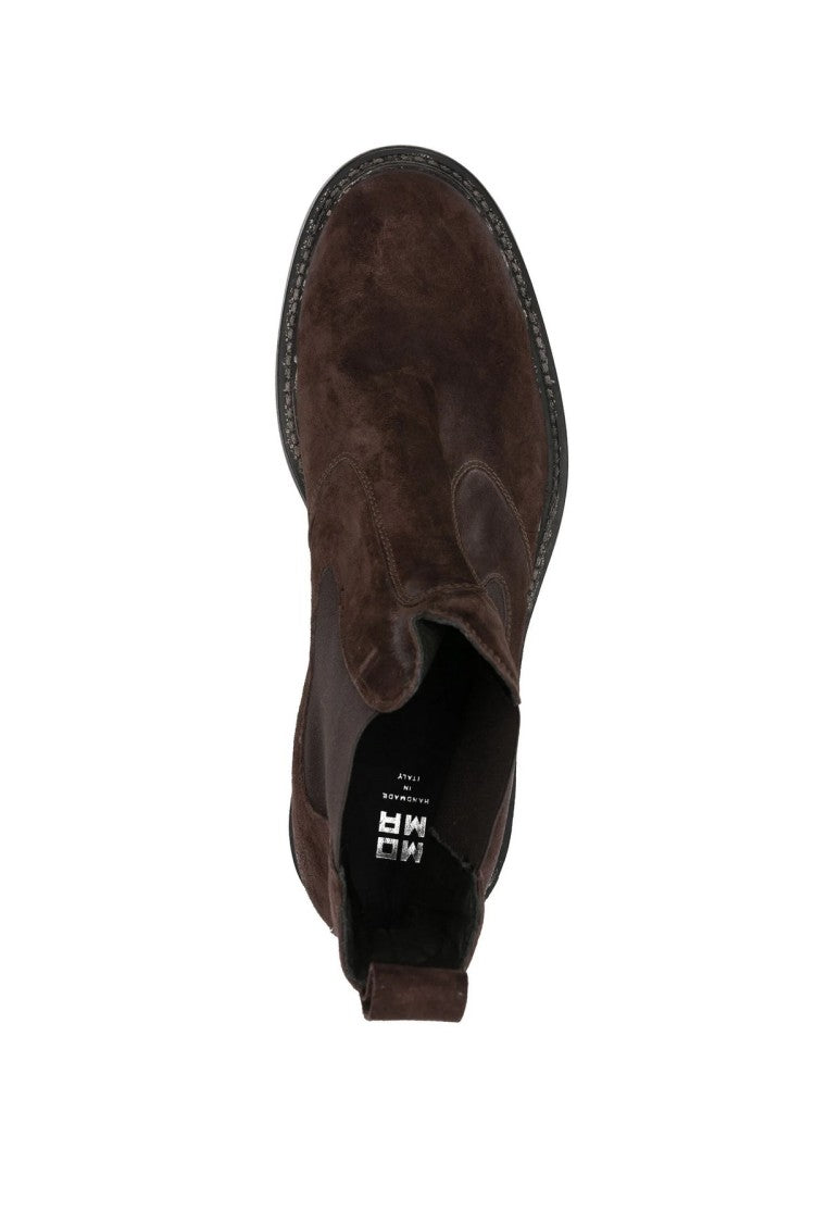 Moma Brown Leather Boots