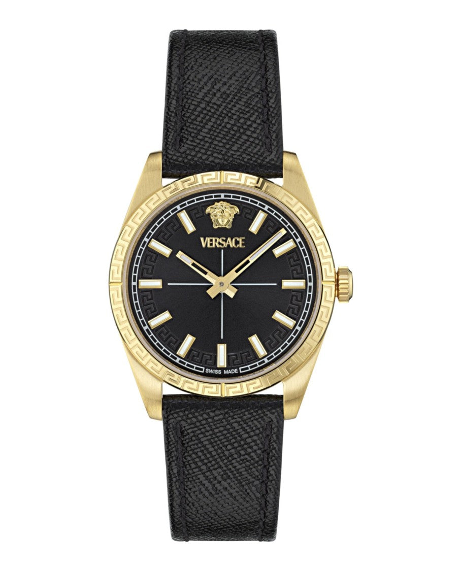 Versace Millenyium Leather Watch