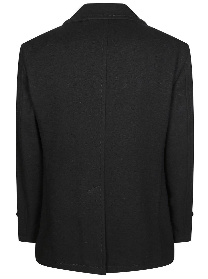 Tagliatore Double-Breasted Men's Giaccone Picot Coat