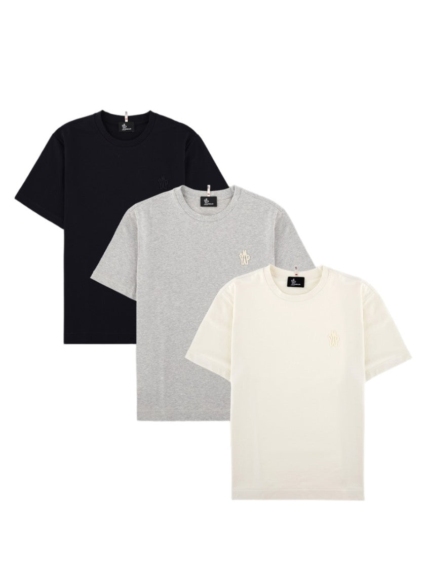 Moncler Grenoble Multicolor Short-Sleeve Cotton T-Shirt Set