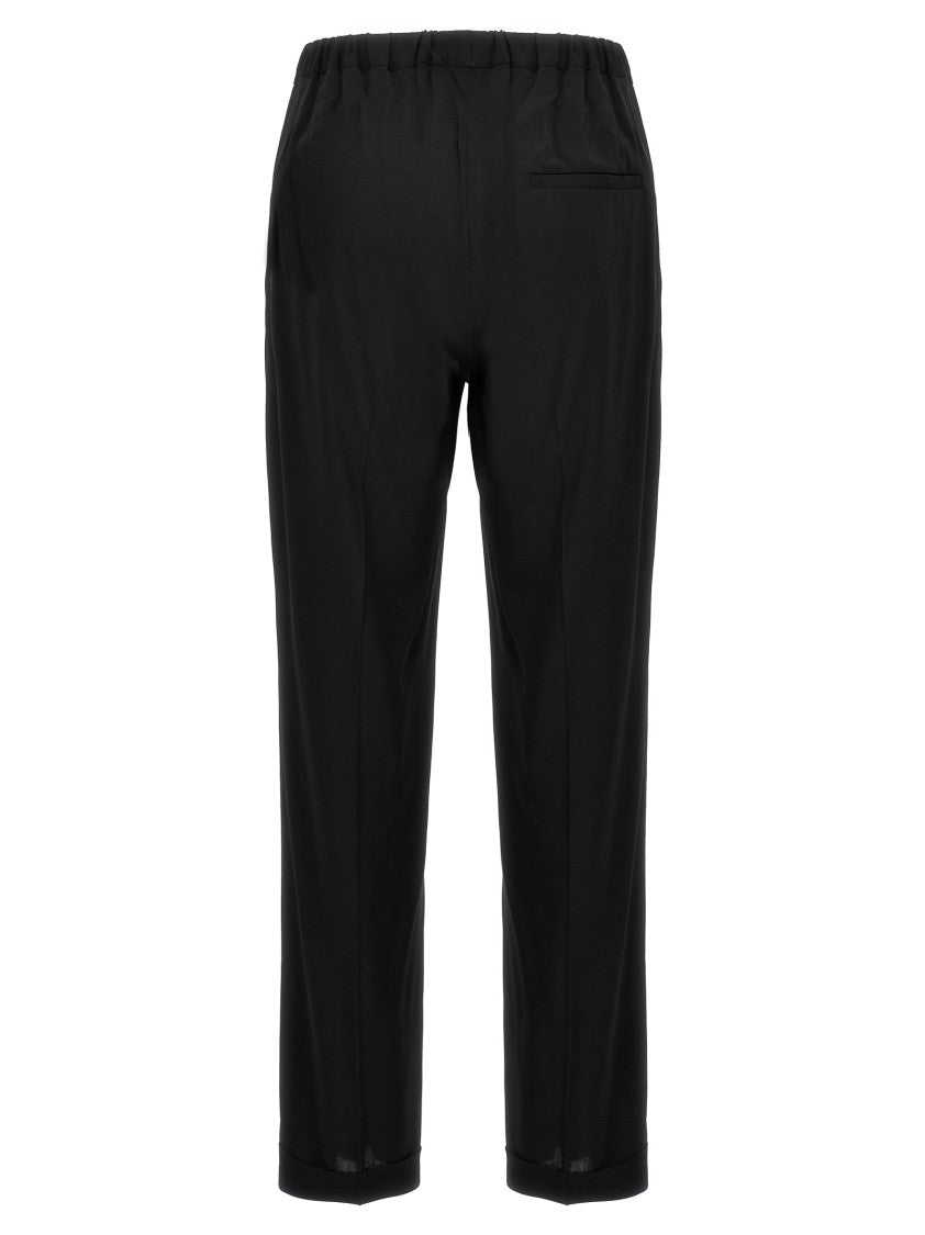 Alberto Biani Crepe Georgette Pants
