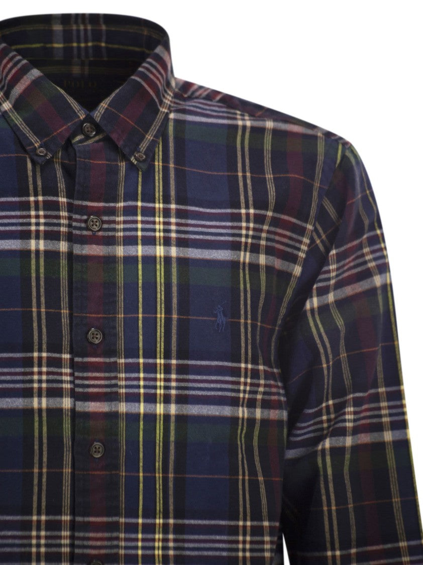 Polo Ralph Lauren Custom-Fit Checked Oxford Shirt