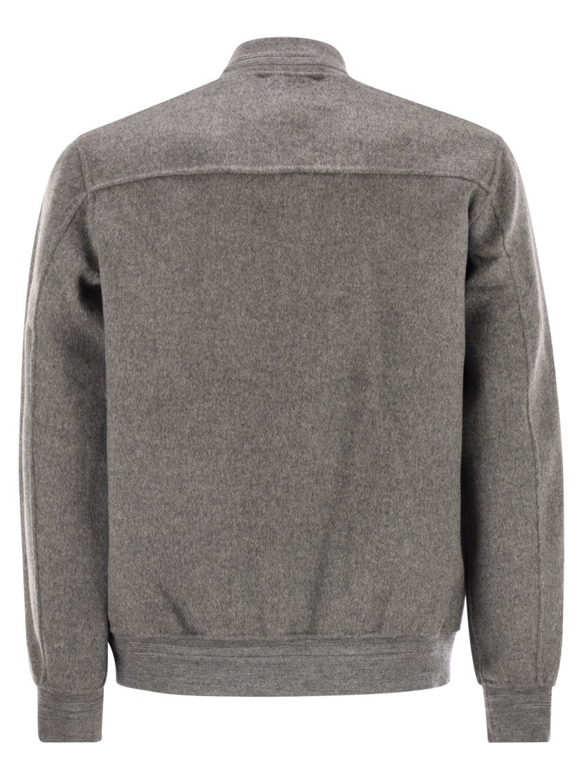 Mc2 Saint Barth Camden - Wool Blend Bomber Jacket