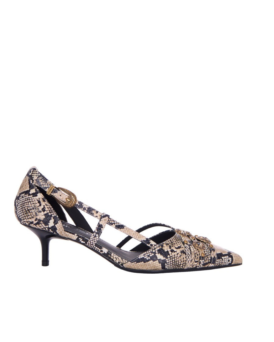 Pinko Gloria Animal-Print Slingback