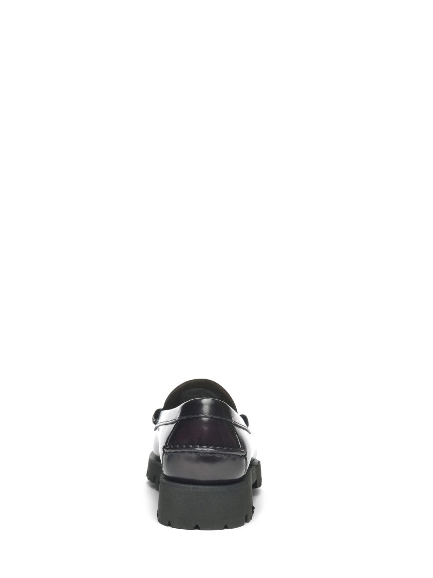 Sebago Dan Lug Polished Leather Moccasin Loafers
