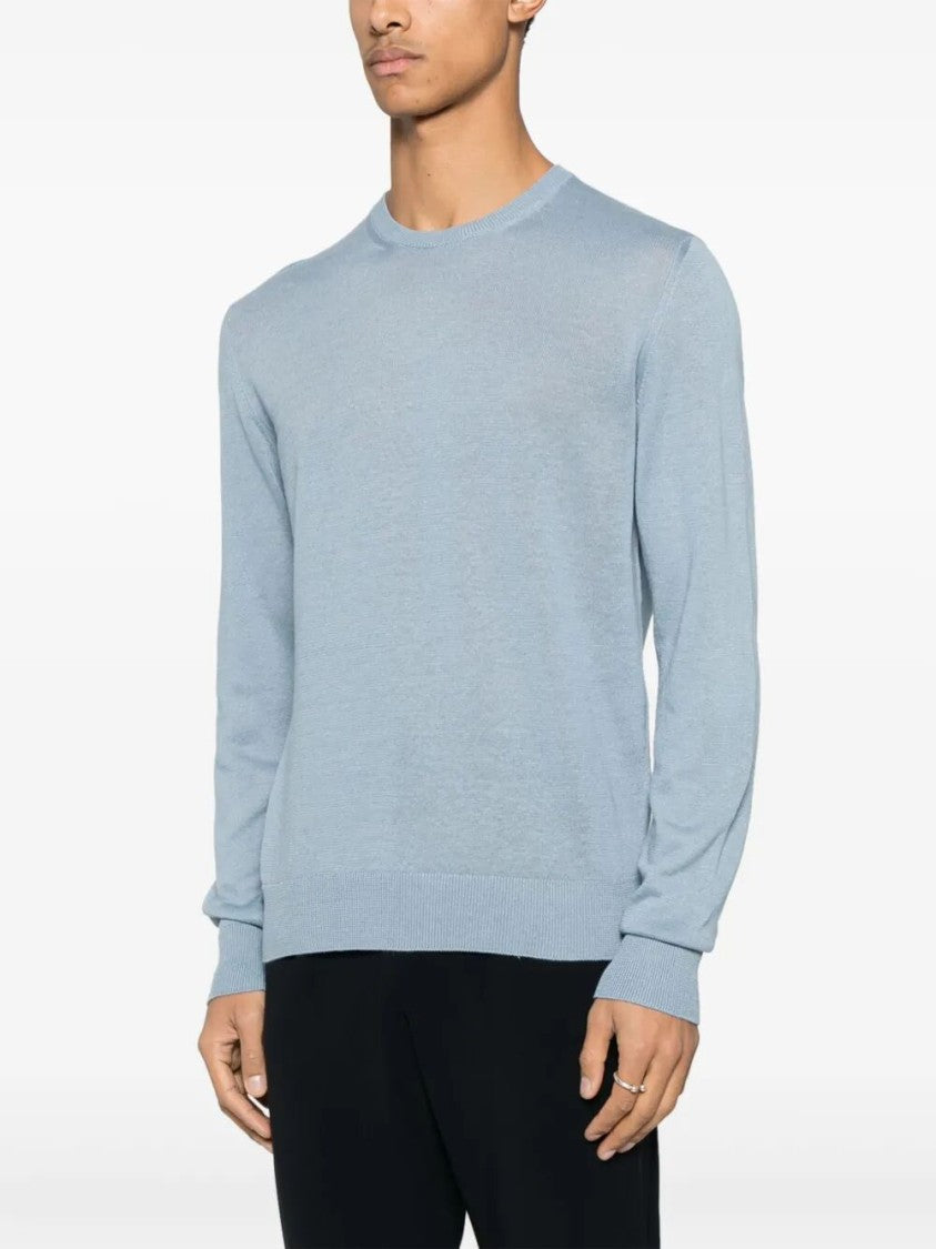 Drumohr Lightweight Linen Crew-Neck Sweater
