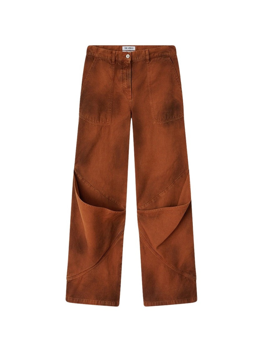 The Attico Long Pants Tobacco