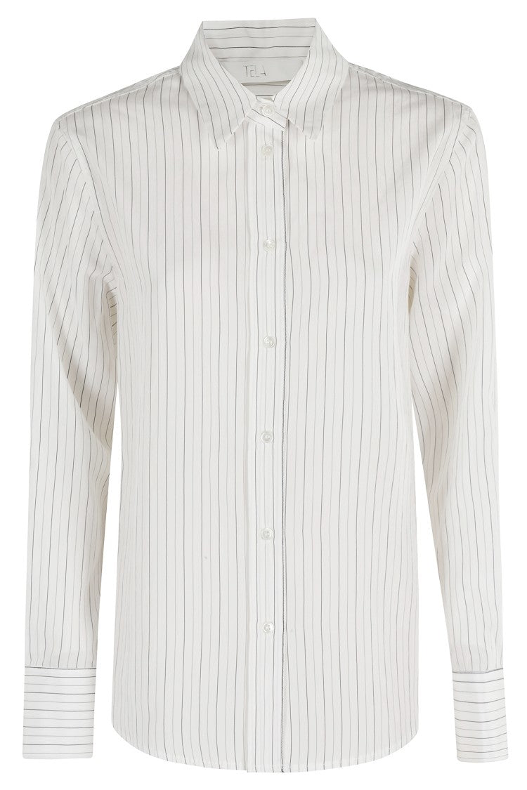 Tela Canvas Shirt With Classic Collar