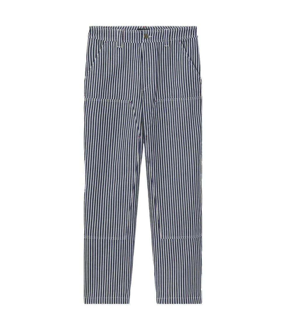 A.P.C. Unisex Carpenter Jeans With Heavyweight Striped Cotton Fabric
