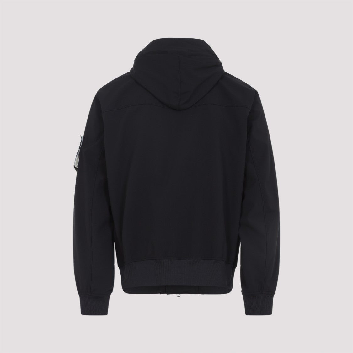Stone Island Contemporary Hooded Coat With Functional Zippered Pocket