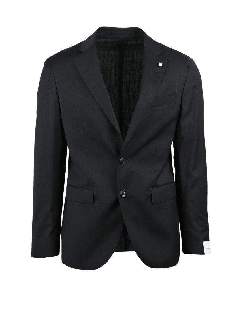 Luigi Bianchi Virgin Wool Tailored Jacket With Unlined Design
