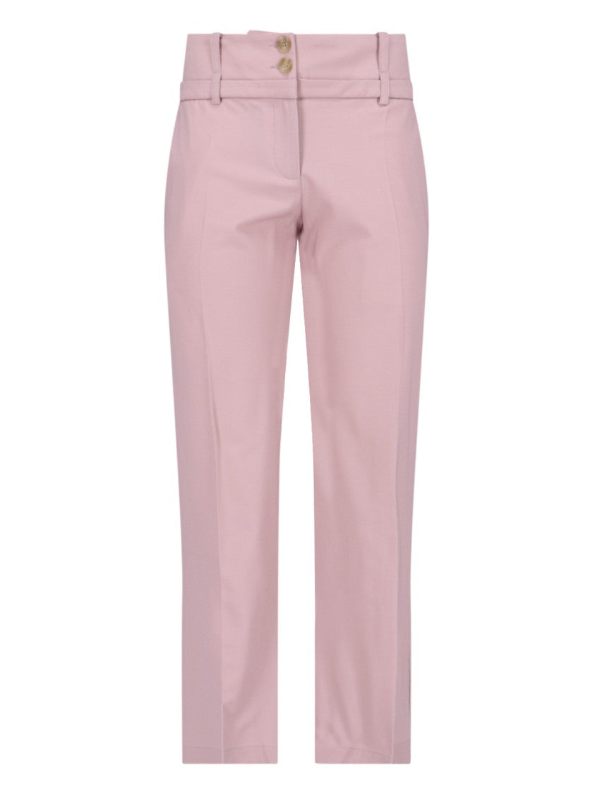 Eudon Choi High-Waisted Straight-Leg Pants