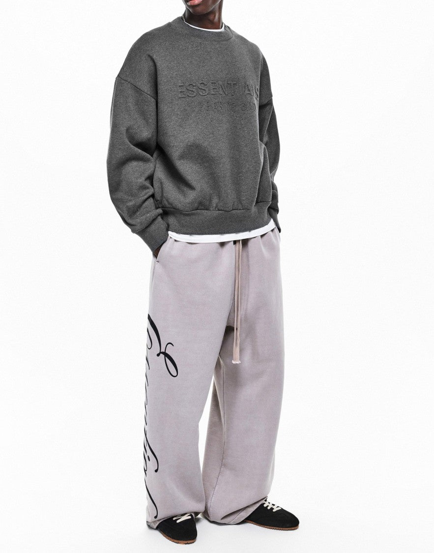 Fear Of God Essentials Embossed Logo Crewneck Sweatshirt