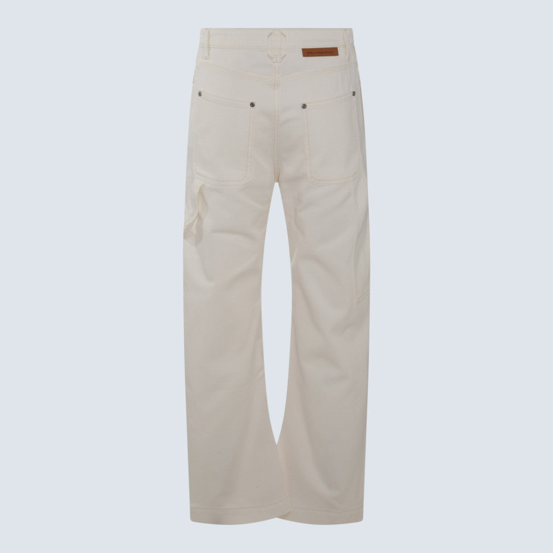 Stella Mccartney Straight-Leg Two-Tone Jeans With Classic Five-Pocket Design