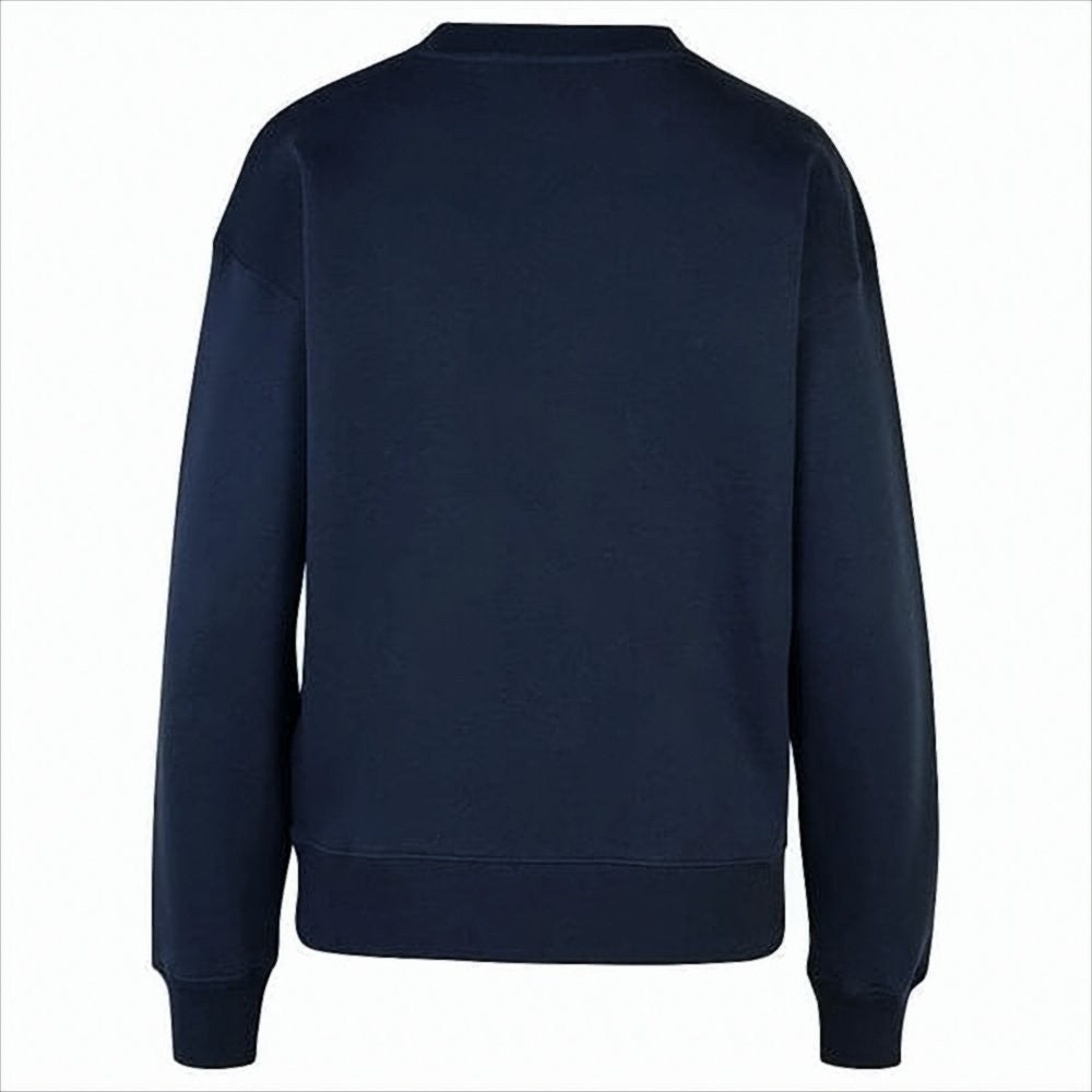 Maison Kitsuné Long-Sleeve Cotton Top With Embroidered Fox Emblem