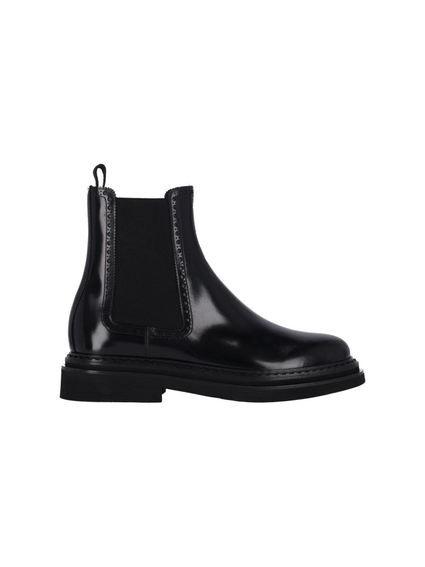 Dolce & Gabbana Chelsea Ankle Boots – Black