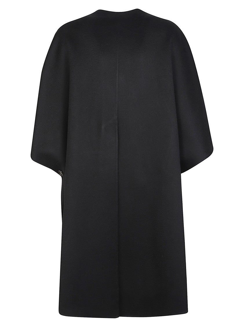 Max Mara Moriana Long Black Cashmere Cape