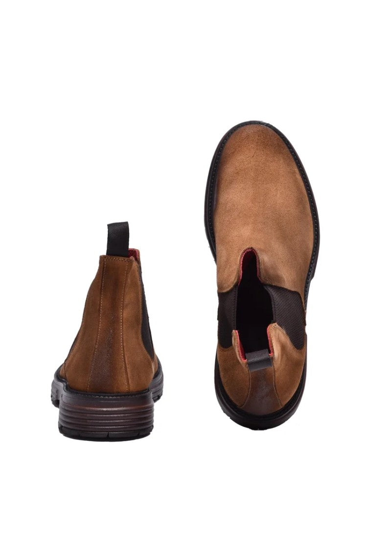 Wow Made In Italy Boot Suede Rubber - Yellow