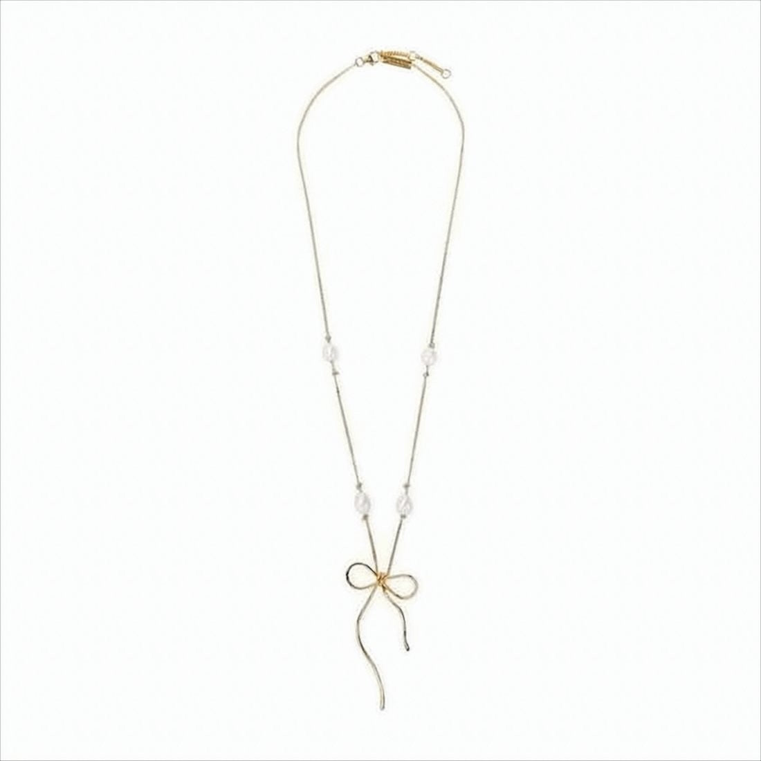 Marni Gold-Tone Necklace With Pearl Accents