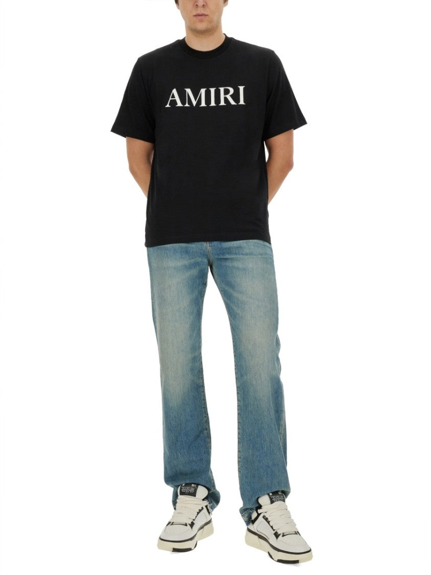 Amiri Regular Fit Bold Logo Cotton T-Shirt