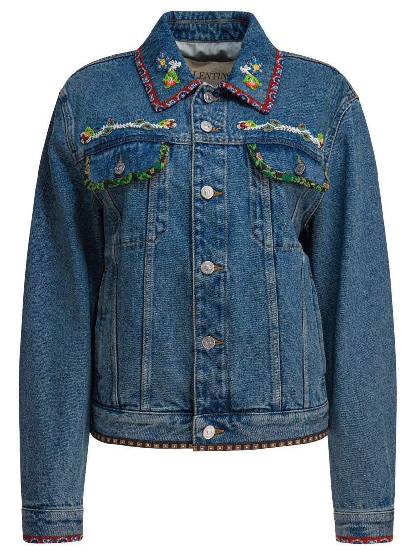 Valentino Light Blue Denim Jacket