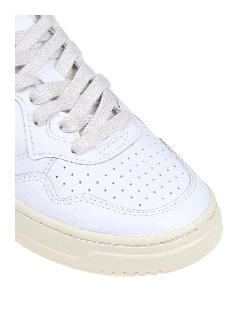 Autry White Leather Sneakers
