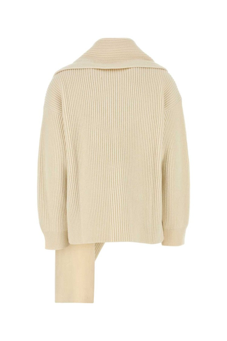 Jil Sander Ivory Wool Sweater