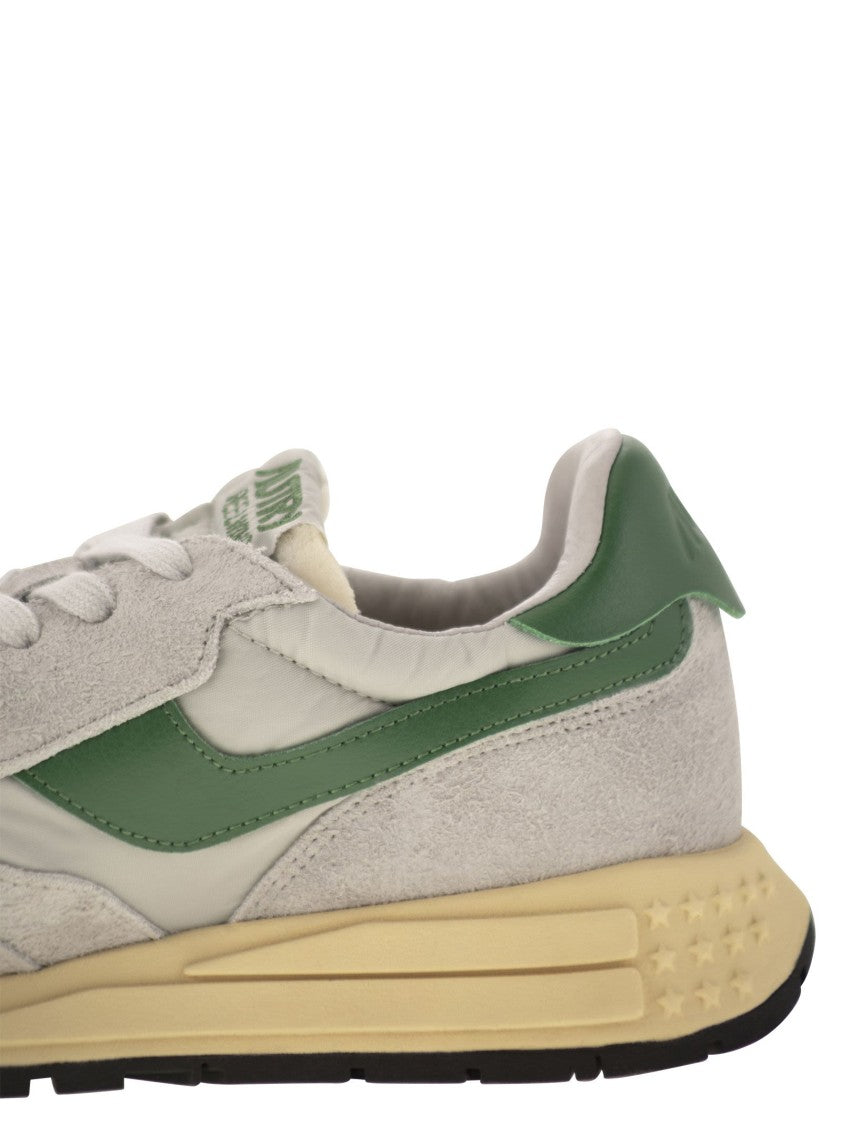 Autry Reelwind - Suede And Technical Textile Trainer