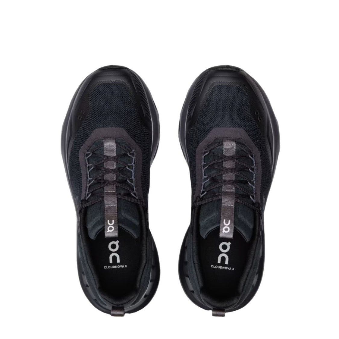 On Cloudnova X Sneakers In Black Mesh