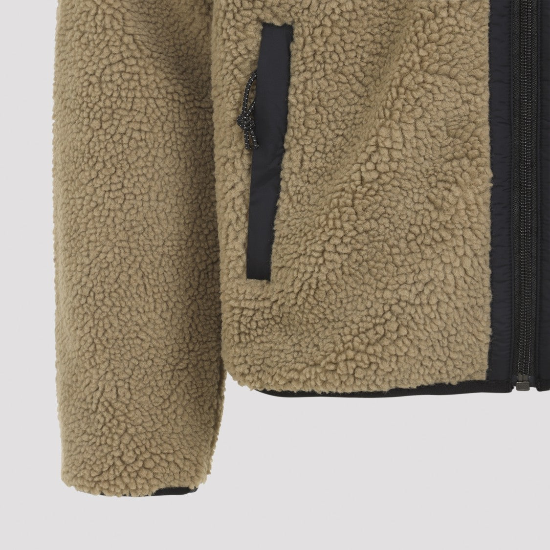 Carhartt Wip Beige Teddy Fleece Jacket