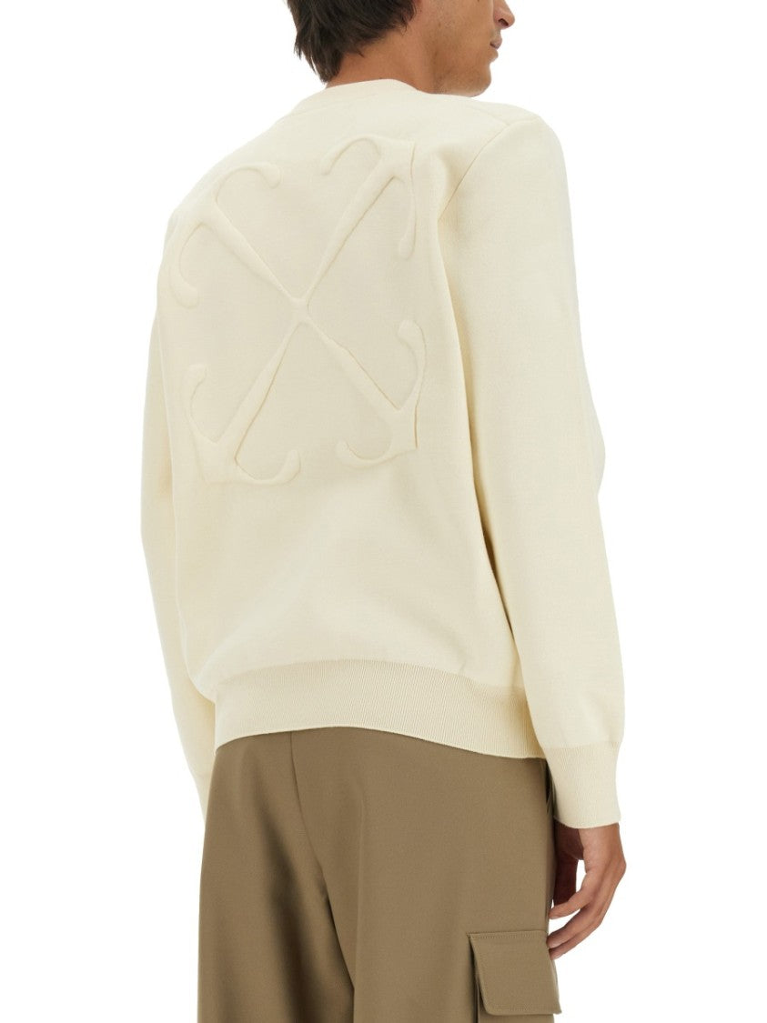 Off-White Regular Fit Cotton Sweatshirt