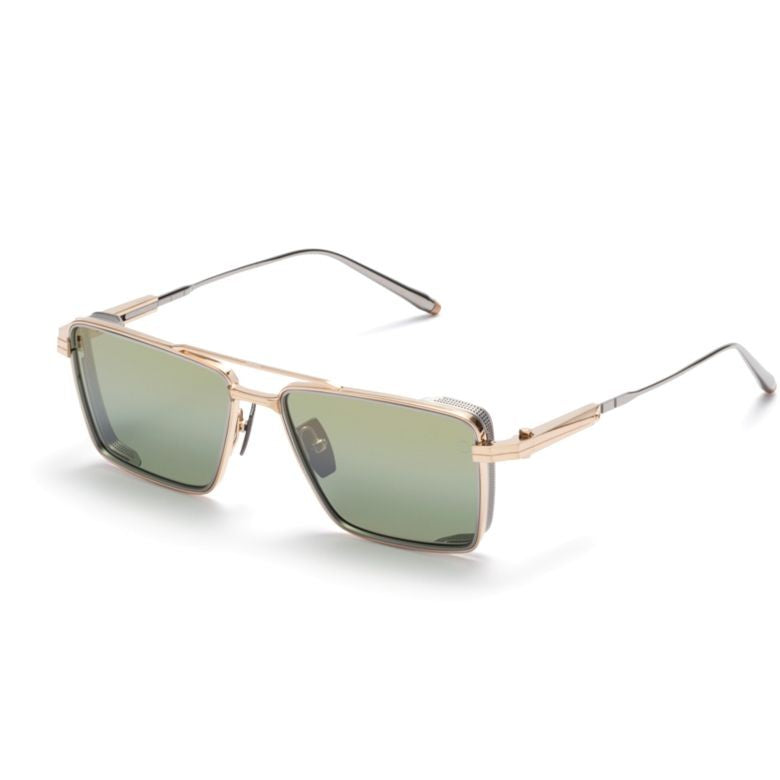 Akoni Aks-504 Square Frame Sunglasses With Metallic Structure