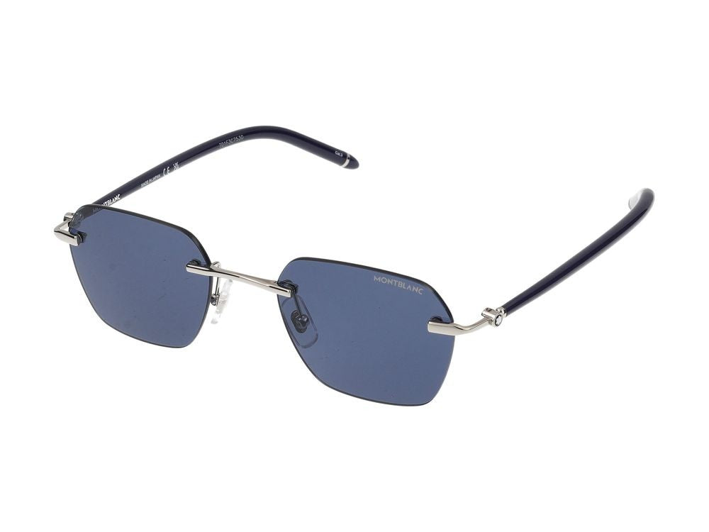 Montblanc Sunglasses Montblanc Mb0270s 003 Silver Blue Blue 51/21/145