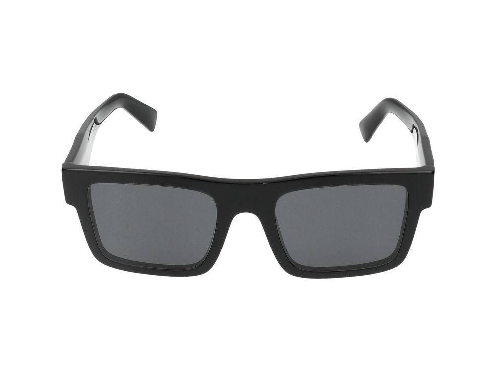 Prada Black Bold Oversized Square Acetate Sunglasses