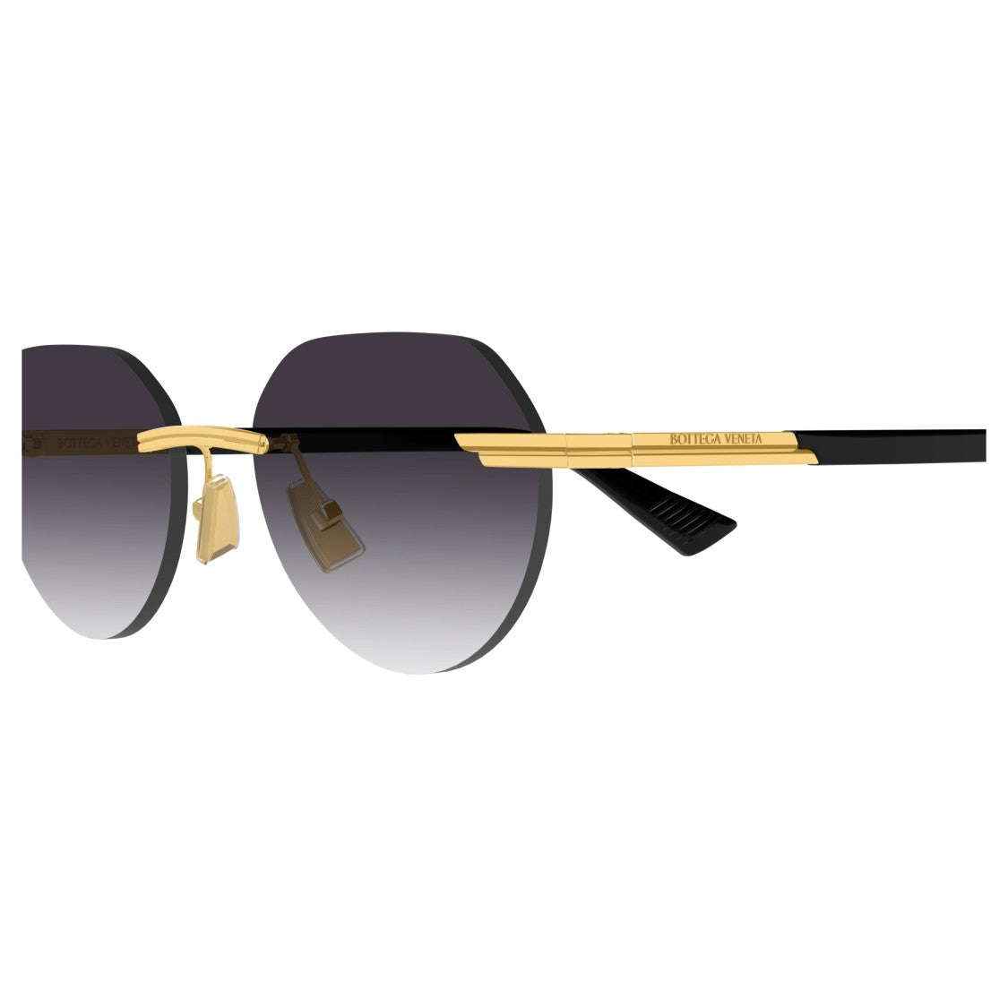 Bottega Veneta Bv1379s Round Gradient Lens Sunglasses