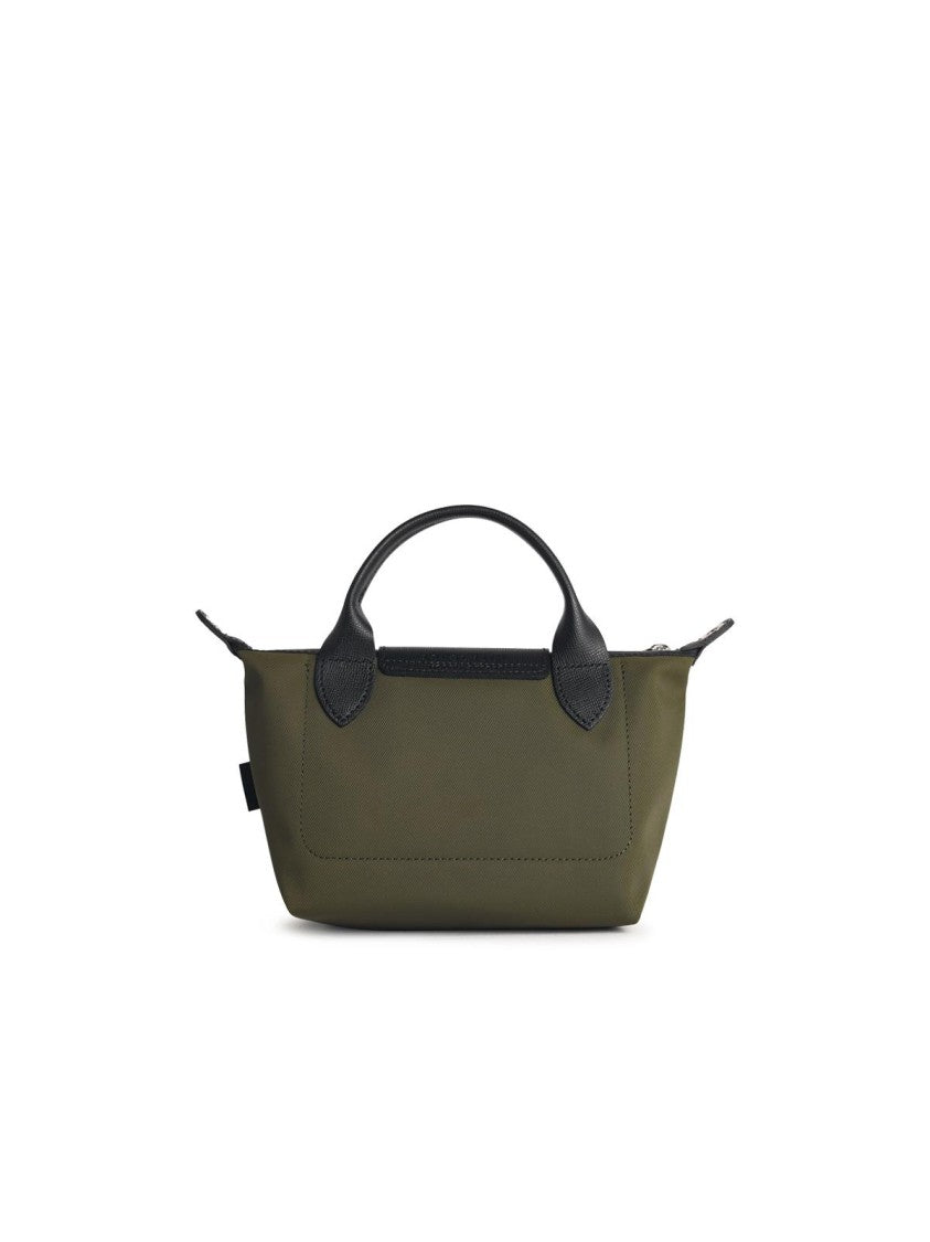 Longchamp Kaki 'Xs Le Pliage Energy' Recycled Tela Bag