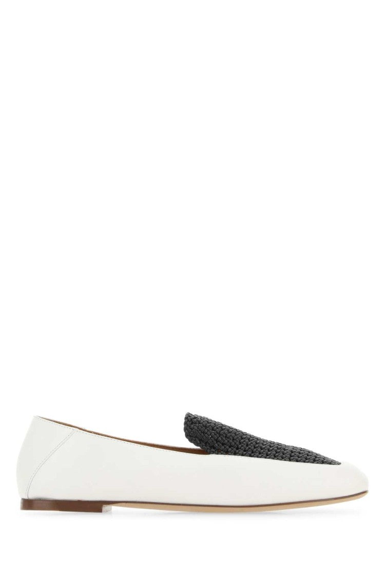 Chloé Two-Tone Leather Olene Loafers