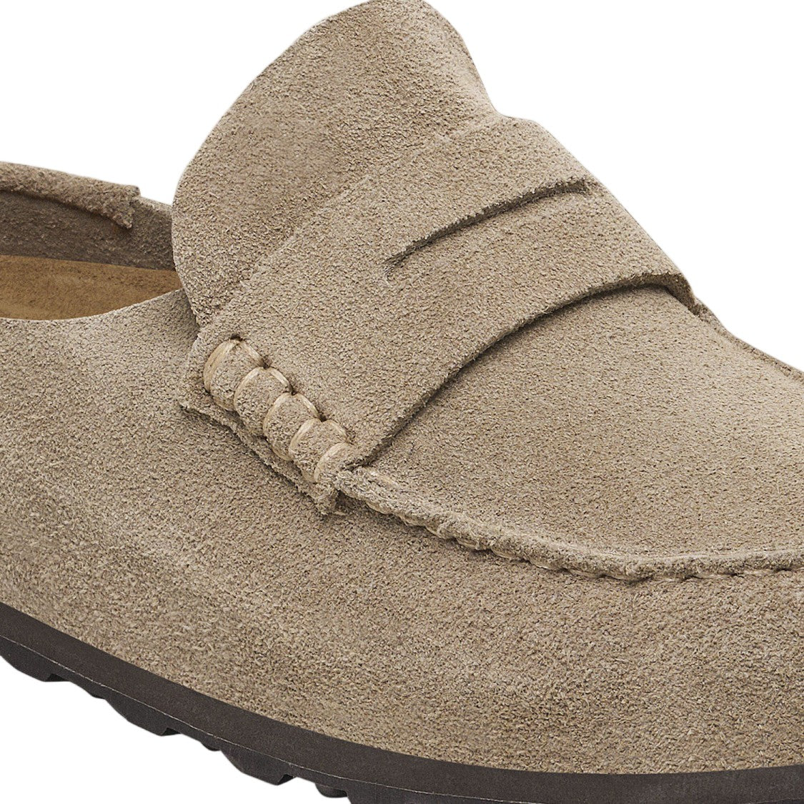 Birkenstock Naples Wrapped Loafers With Exposed Stitching And Eva Sole