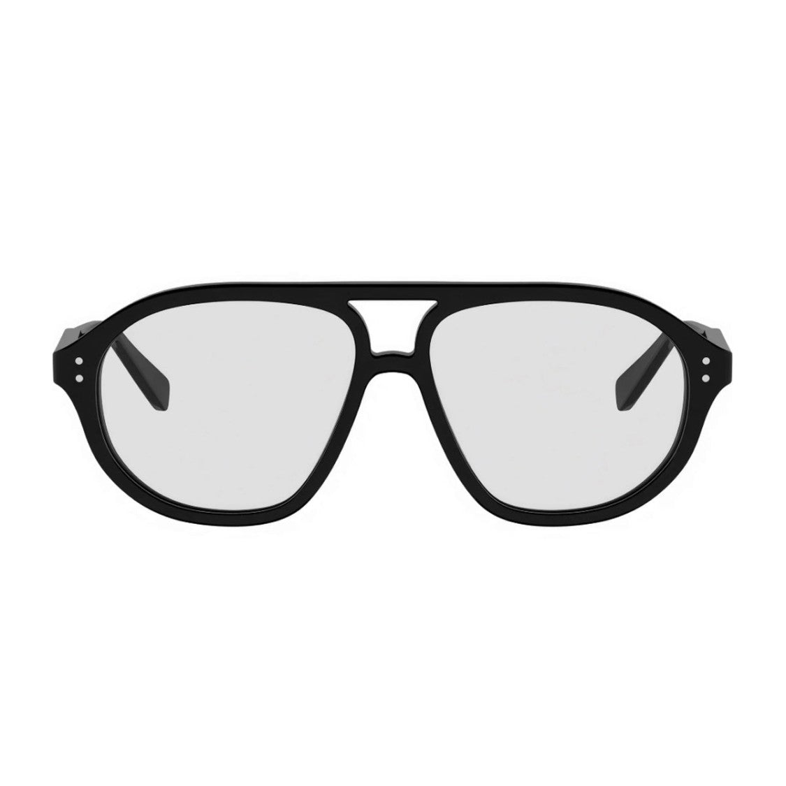Celine Black Thin Acetate Minimalist Glasses